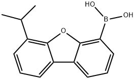 (6-isopropyldibenzo[b,d]furan-4-yl)boronic acid Struktur