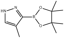 4-METHYLPYRAZOLE-5-BORONIC ACID PINACOL ESTER Struktur