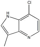 7-chloro-3-methyl-1H-pyrrolo[3,2-b]pyridine Struktur