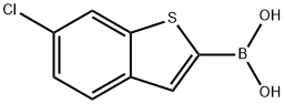 (6-Chlorobenzo[b]thiophen-2-yl)boronic acid Struktur