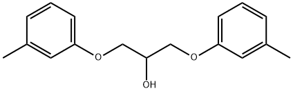 2-Propanol, 1,3-bis(3-methylphenoxy)- Struktur