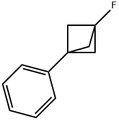 1-Fluoro-3-phenylbicyclo[1.1.1]pentane Struktur