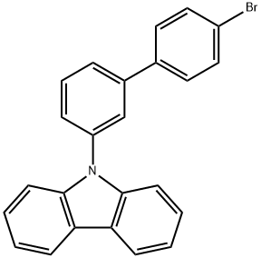 9-(4'-bromo-[1,1'-biphenyl]-3-yl)-9H-carbazole Struktur