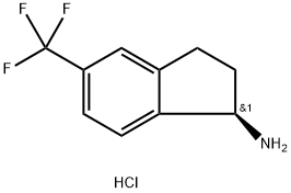 (1R)-5-(TRIFLUOROMETHYL)INDANYLAMINE HYDROCHLORIDE Struktur