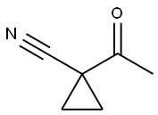 1-acetylcyclopropane-1-carbonitrile Struktur