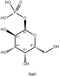 D-Galactose-1-phosphate disodium salt Struktur