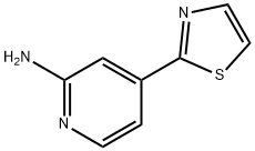 2-Amino-4-(thiazol-2-yl)pyridine Struktur