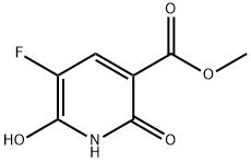 Methyl 5-fluoro-2,6-dihydroxynicotinate Struktur