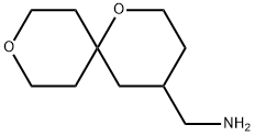 1,9-Dioxaspiro[5.5]undecane-4-methanamine Struktur