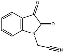 1-Cyanomethyl-1H-indole-2,3-dione Struktur