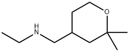 N-((2,2-dimethyltetrahydro-2H-pyran-4-yl)methyl)ethanamine Struktur