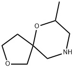 7-methyl-2,6-dioxa-9-azaspiro[4.5]decane Struktur