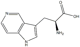 (2S)-2-amino-3-{1H-pyrrolo[3,2-c]pyridin-3-yl}propanoic acid Struktur