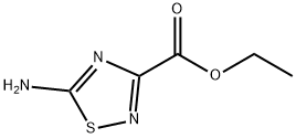 ethyl 5-amino-1,2,4-thiadiazole-3-carboxylate Struktur