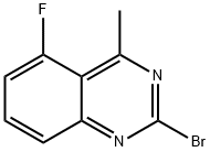 2-bromo-5-fluoro-4-methylquinazoline Struktur