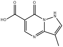 3-methyl-7-oxo-1H,7H-pyrazolo[1,5-a]pyrimidine-6-carboxylic acid Struktur