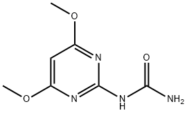 Urea, N-(4,6-dimethoxy-2-pyrimidinyl)- Struktur