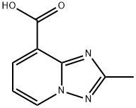 2-methyl-[1,2,4]triazolo[1,5-a]pyridine-8-carboxylic acid Struktur