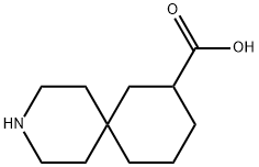 3-azaspiro[5.5]undecane-8-carboxylic acid Struktur