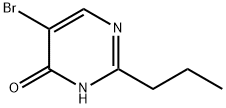 5-Bromo-4-hydroxy-2-(n-propyl)pyrimidine Struktur