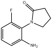 1-(2-amino-6-fluorophenyl)pyrrolidin-2-one Struktur