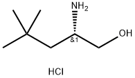 (2S)-2-AMINO-4,4-DIMETHYLPENTAN-1-OL HYDROCHLORIDE Struktur