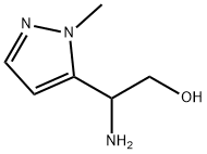 2-amino-2-(1-methyl-1H-pyrazol-5-yl)ethan-1-ol Struktur