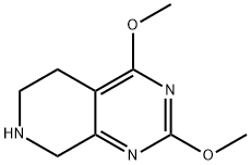 2,4-dimethoxy-5H,6H,7H,8H-pyrido[3,4-d]pyrimidine Struktur