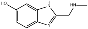 2-[(methylamino)methyl]-1H-1,3-benzodiazol-6-ol Struktur