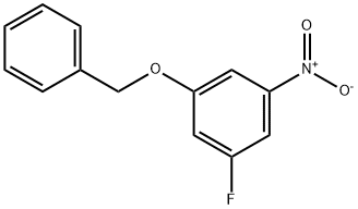 1-(benzyloxy)-3-fluoro-5-nitrobenzene Struktur