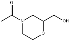 1-[2-(hydroxymethyl)morpholin-4-yl]ethan-1-one Struktur