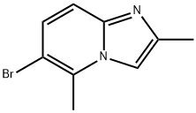 6-bromo-2,5-dimethylimidazo[1,2-a]pyridine Struktur