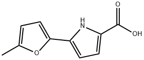 5-(5-Methylfuran-2-yl)-1H-pyrrole-2-carboxylic acid Struktur