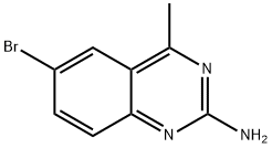 6-bromo-4-methylquinazolin-2-amine Struktur