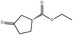 ethyl (R)-3-oxocyclopentane-1-carboxylate Struktur