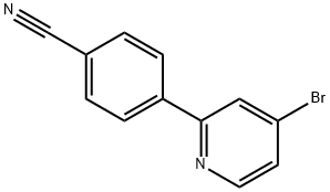 4-Bromo-2-(4-cyanophenyl)pyridine Struktur