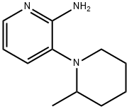 2-AMINO-3-(2-METHYLPIPERIDIN-1-YL)PYRIDINE Struktur