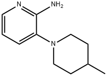 2-AMINO-3-(4-METHYLPIPERIDIN-1-YL)PYRIDINE Struktur