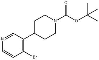 4-Bromo-3-(N-Boc-piperidin-4-yl)pyridine Struktur