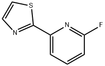 2-Fluoro-6-(thiazol-2-yl)pyridine Struktur