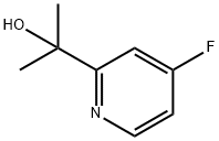 4-Fluoro-2-(1-hydroxy-1-methylethyl)pyridine Struktur