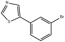 3-(Thiazol-5-yl)bromobenzene Struktur