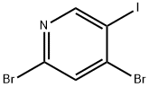 2,4-Dibromo-5-iodopyridine Struktur