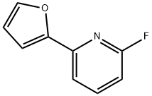 2-Fluoro-6-(2-furyl)pyridine Struktur