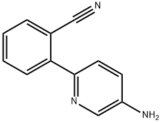 2-(5-AMINOPYRIDIN-2-YL)BENZONITRILE Struktur