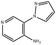 4-AMINO-3-(1H-PYRAZOL-1-YL)PYRIDINE Struktur