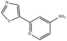 4-Amino-2-(thiazol-5-yl)pyridine Struktur