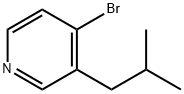 4-Bromo-3-(iso-butyl)pyridine Struktur