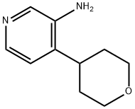 3-Amino-4-(oxan-4-yl)pyridine Struktur