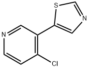 4-CHLORO-3-(5-THIAZOLYL)PYRIDINE Struktur